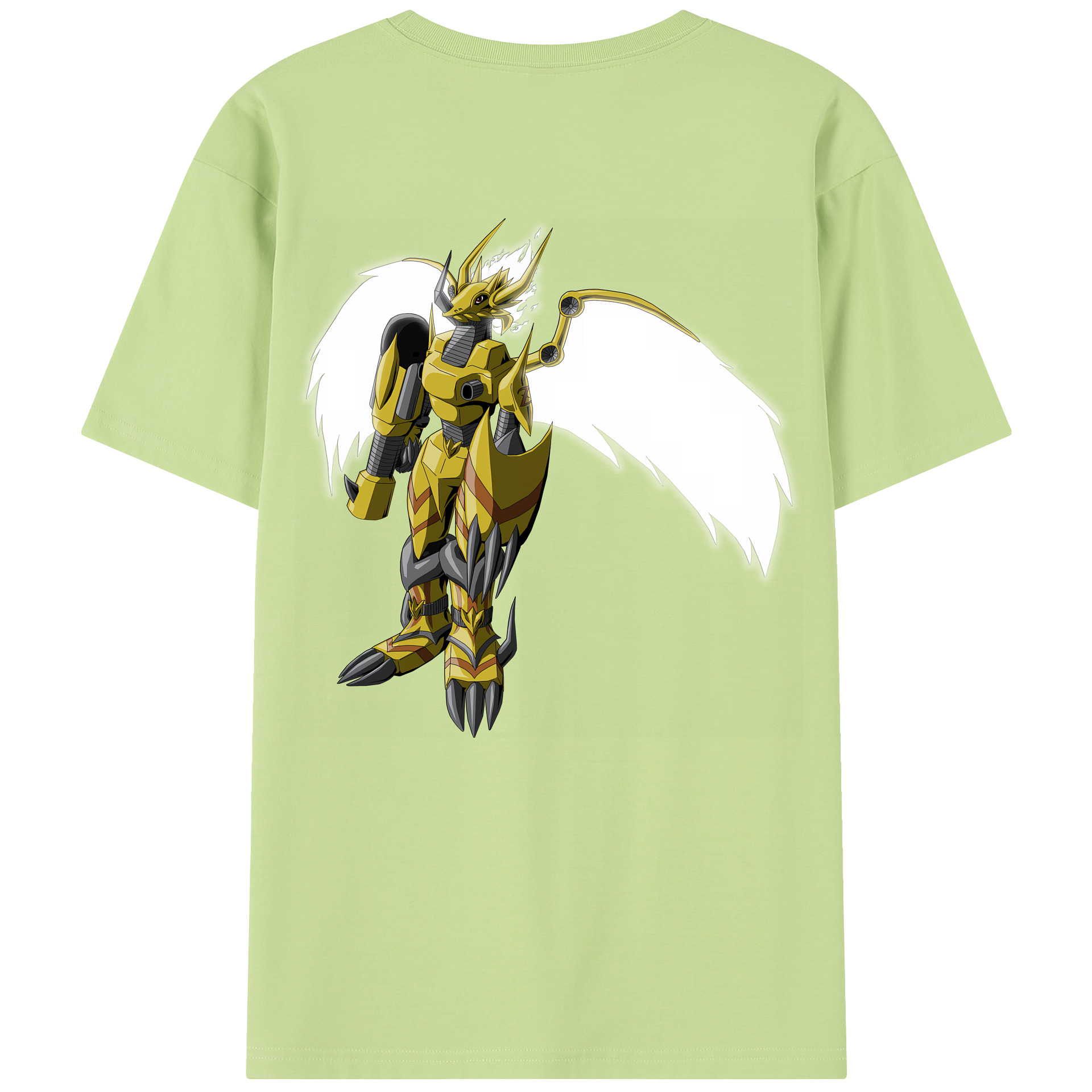 （画像用） Digimon デジタルモンスター/デジモン 綿100％半袖Tシャツ（背面プリント）